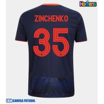 Camisa de Futebol Nottingham Forest Oleksandr Zinchenko #35 Equipamento Alternativo 2025-26 Manga Curta